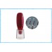 Укороченная профессиональная массажная расческа Scalp Brush Red, S-Heart-S, красная, 376 зубчиков