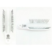 Укороченная массажная восстанавливающая расческа Scalp Brush Com Regular, S-Heart-S, обычной жесткости, 376 зубчиков
