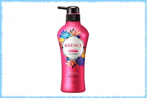 Шампунь для мягкости и упругости волос Asience Shampoo Volume Rich, Kao, 450 мл.