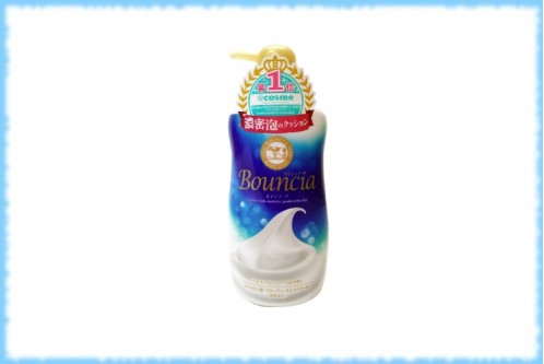 Увлажняющее мыло для тела с коллагеном и сливками Body Soap, Bouncia, 550 мл.