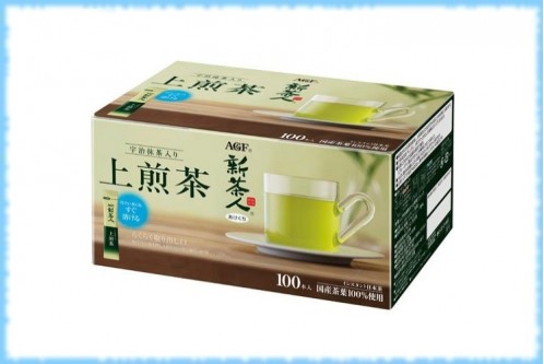 Растворимый зеленый чай матча Blendy, AGF, 100 стиков