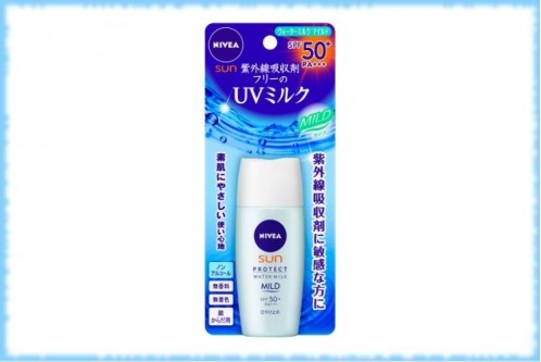 Санскрин для чувствительной кожи Nivea Sun Protect Water Milk Mild, 30 мл.