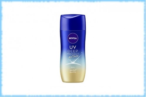 Водостойкий санскрин-гель Nivea UV Deep Protect & Care Gel, 80 гр.